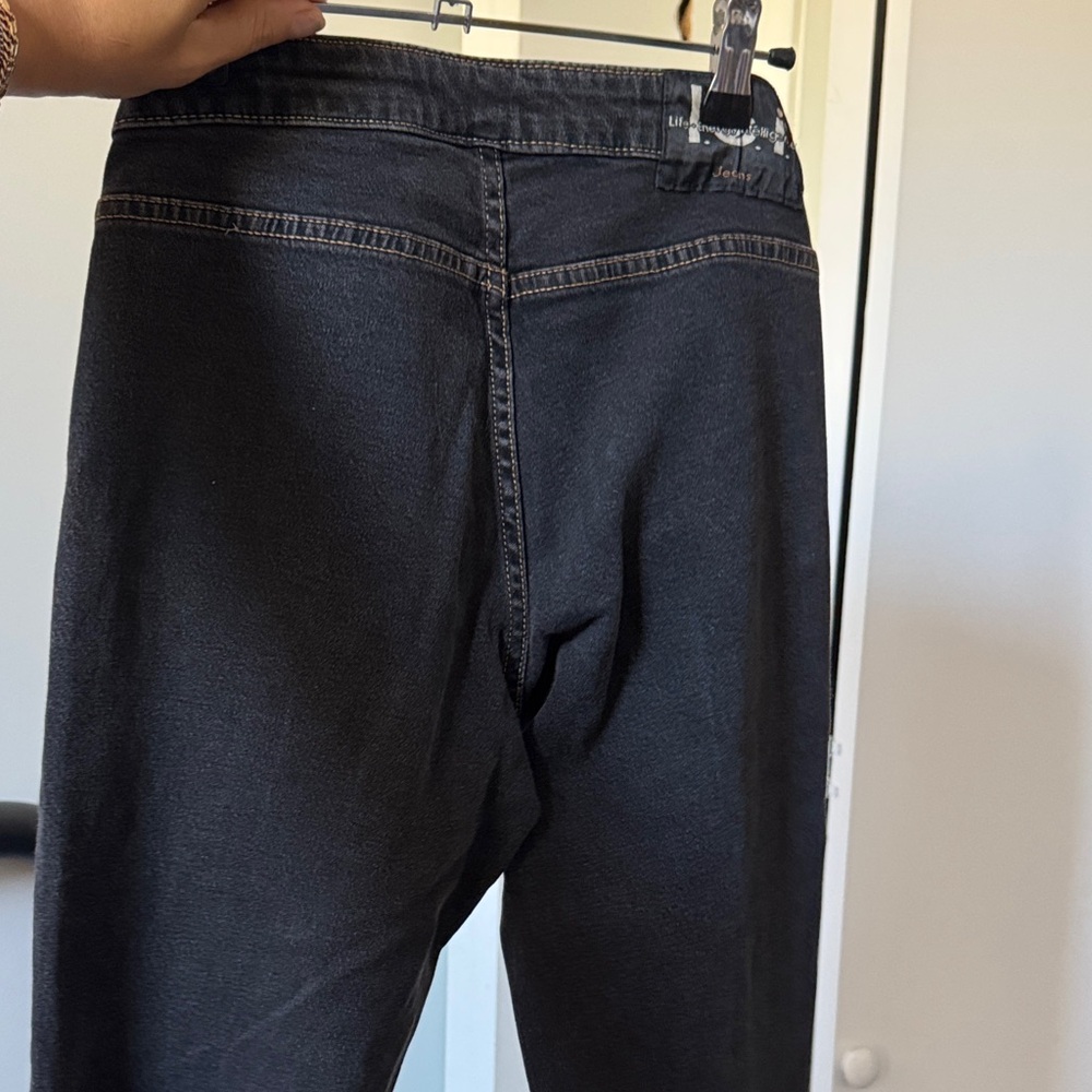 Women’s Black Jeans wide leg